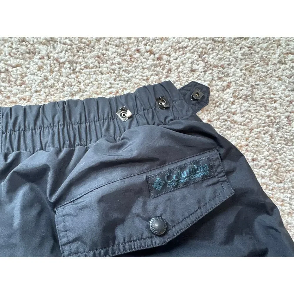 Columbia Men's snow pants Size Large, RETRO/Vintage styling, Black, Shell